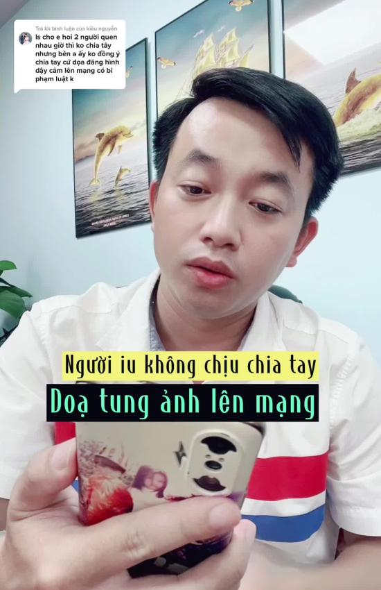 Người iu không chịu chia tay, doạ tung ảnh lên mạng