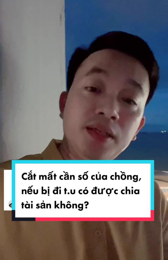 Cắt đứt cần số của chồng, nếu đi t.u có được chia tài sản không?